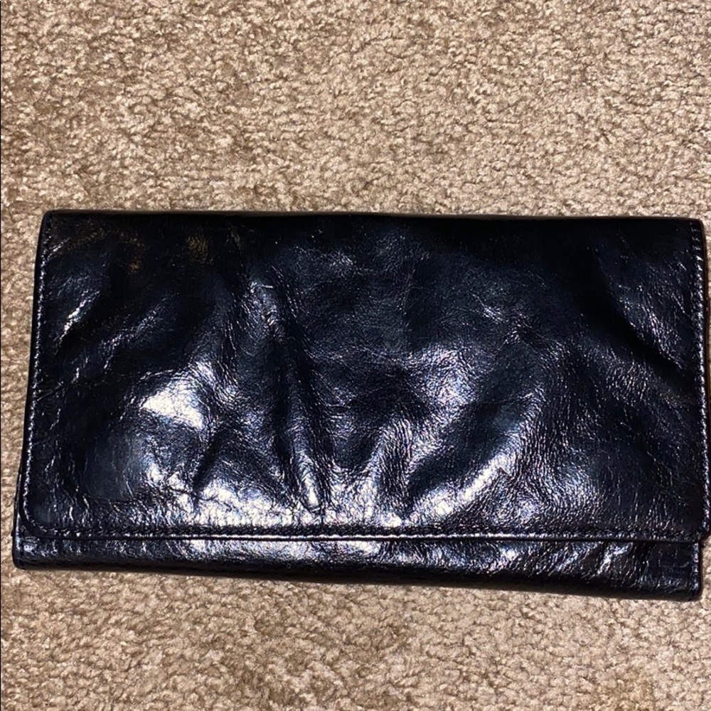 Black hobo wallet